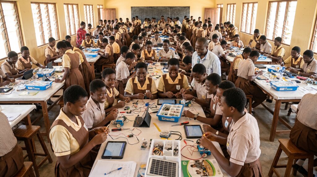 Provide STEM Kits for 100 Schoolgirls in Ghana