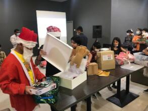 Gift drive led by the Khokar family each year