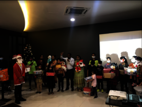 The Khokars lead a Christmas event every year
