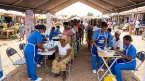 Screen 1,200 Market Women in Ghana