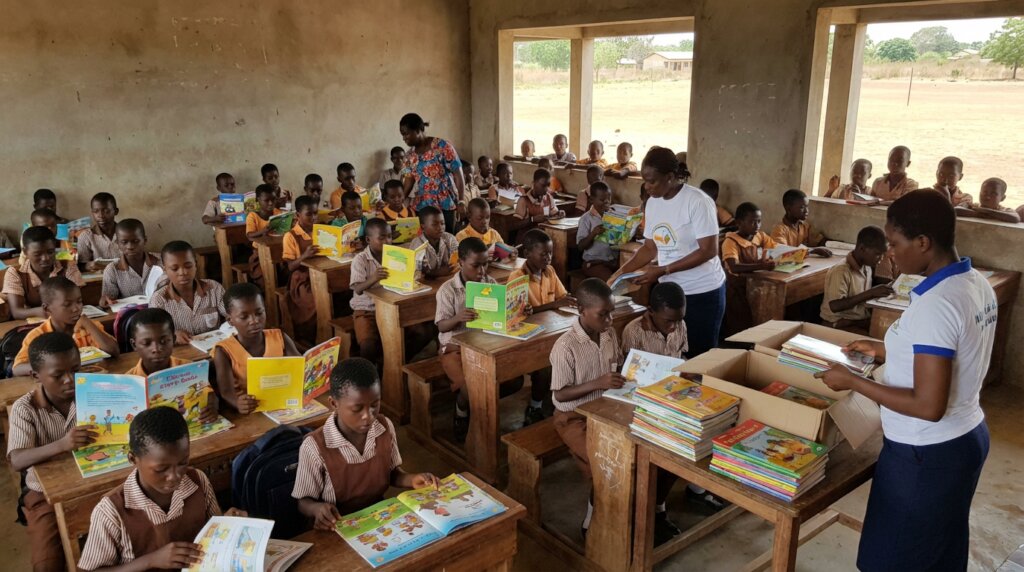 Equip Rural Classrooms with Reading Materials