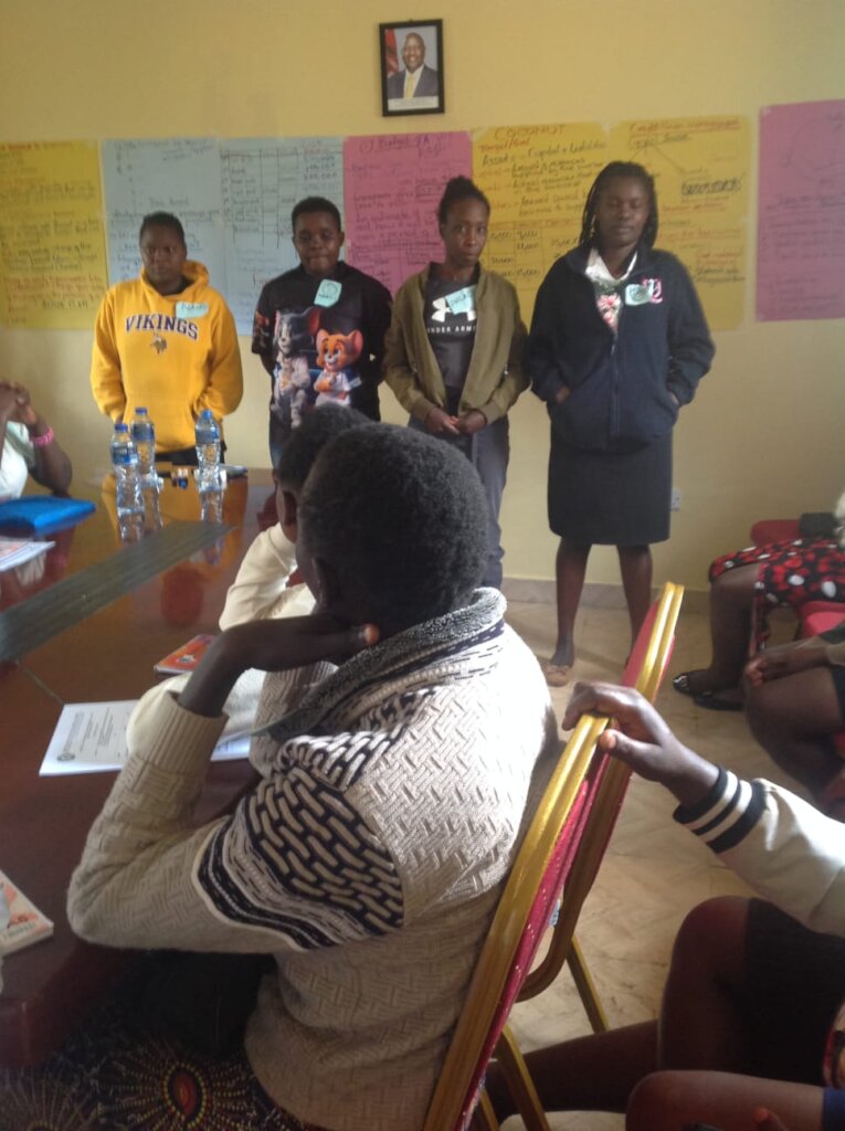 Teen mothers sharing aspirations for better future