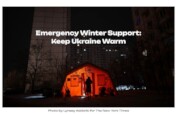 Emergency Winter Support: Keep Ukraine Warm