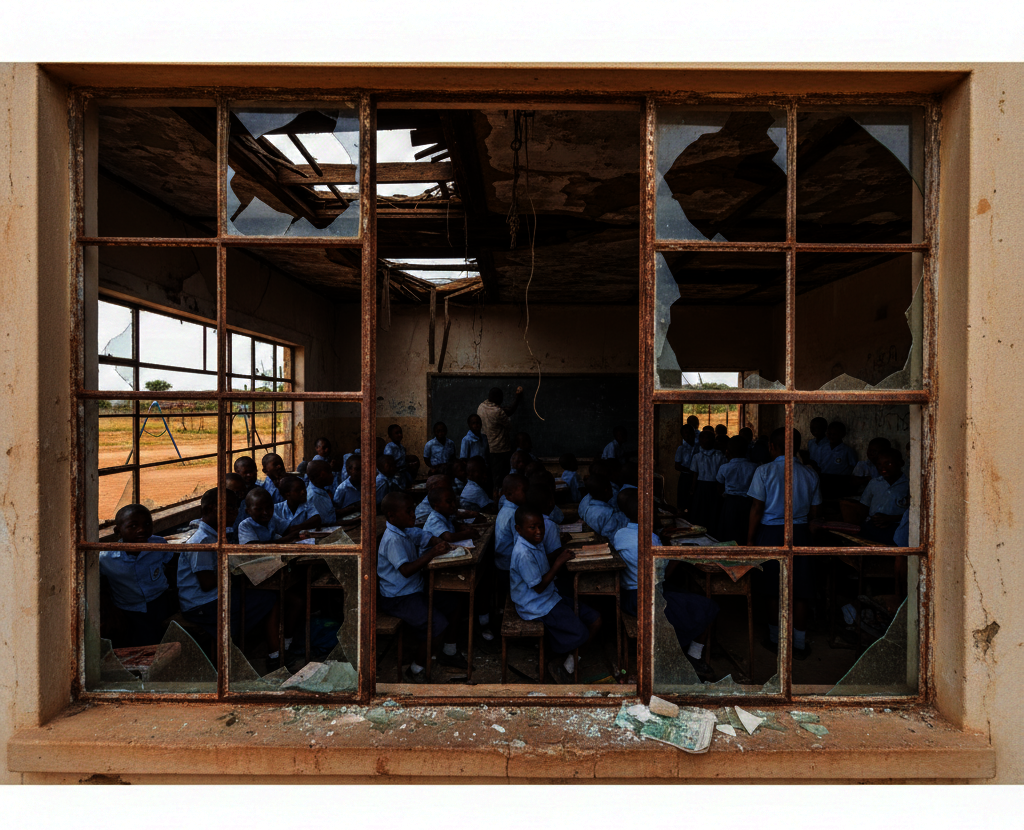 Over crowded and dilapadated schools