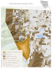 Map of Chief Mountain Range Units