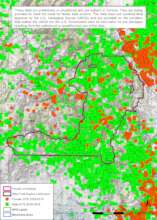 Grizzly Bear GPS locations West Fork