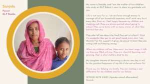 A note of thanks from a mother