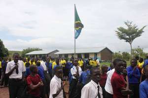 Students of the Kyanyara Secondary School