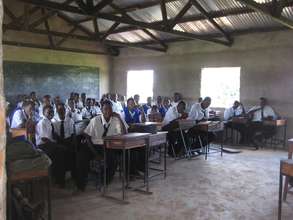 Students in Classroom at Buruma Secondary School.
