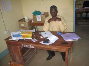 Headmaster in office
