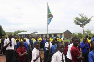 Students at Buruma Secondary school