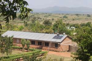 PV array on rural school