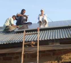 Tanzaolar team at regular maintenance