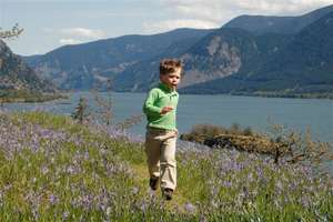 Young Boy in the Columbia Gorge