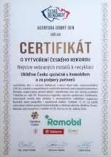 Czech record - old mobile phones for recyclation