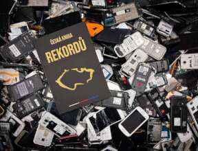 Czech record - old mobile phones for recyclation