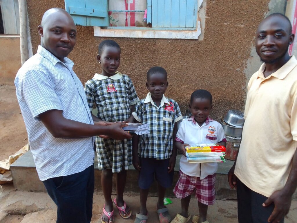 BUY SCHOLASTIC MATERIALS FOR200 STUDENTS IN UGANDA
