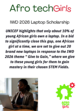 IWD 2026: Laptops for African Women in STEM