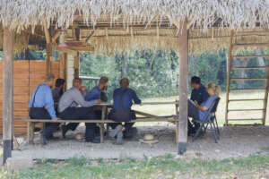 Meeting with community leaders