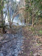 Fire on Boundary Line