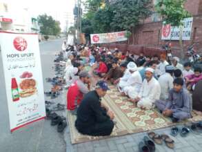 Pre Iftar Meal distribution