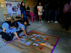 MURAL DE DERECHOS HUMANOS MUJERES EMPRENDEDORAS