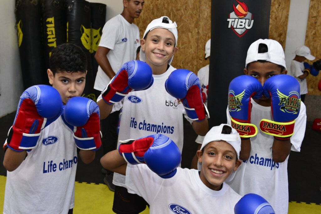 Children at the Tibu Solidaire Gym