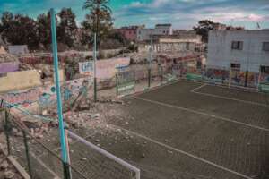 Demolition of the School of Second Chance