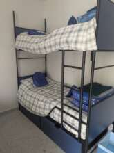 Boys bed ready for the children to arrive!