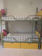 Girls bed ready for the children to arrive!