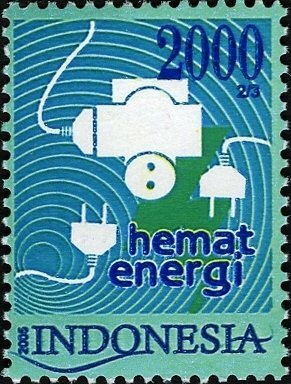 Indonesian stamp 2005, Wikimedia (public domain)