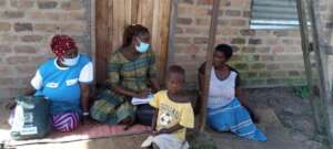 Staff visiting vulnerable families