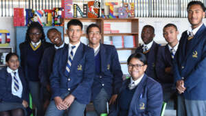 The Christel House South Africa Student Leaders.