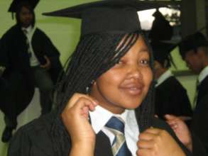 Nontando at her high school graduation