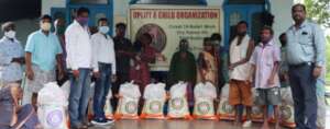Our team helping Lepers, Tuni, Andhra Pradesh