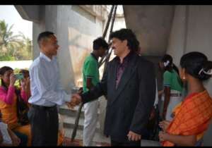 UAC CEO, Sam Vonumu at Zion School