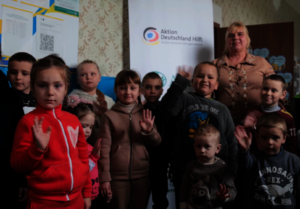 Children from beneficiary school