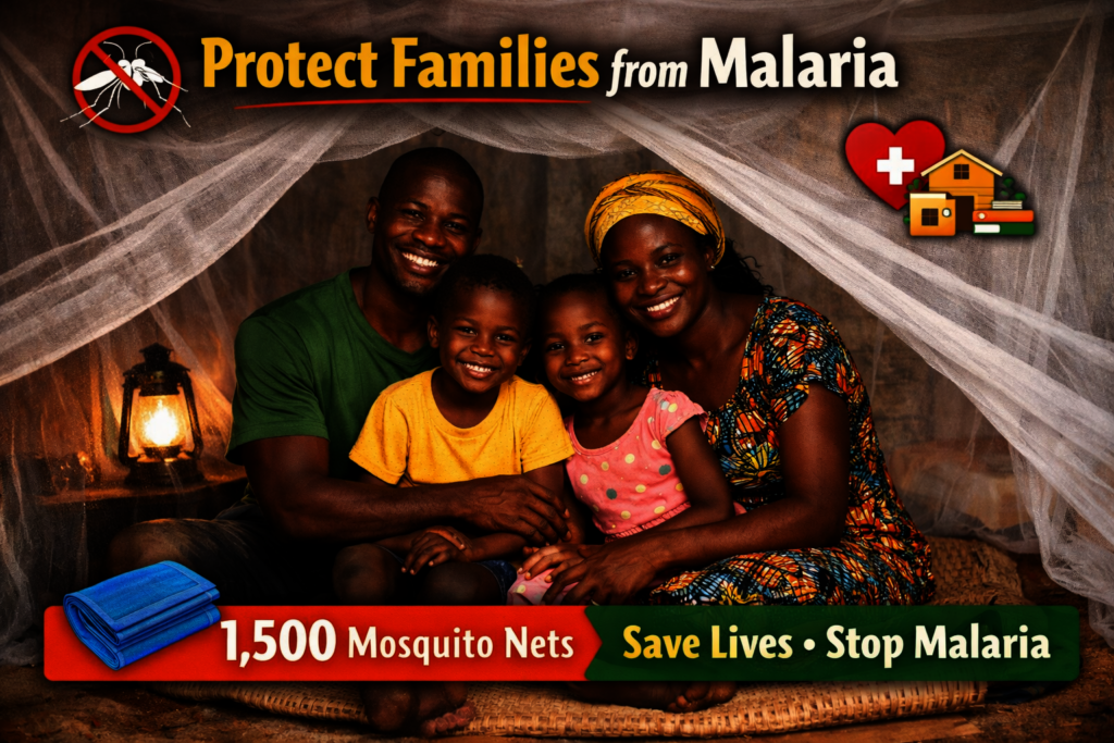 Provide 1,500 Mosquito Nets to Prevent Malaria