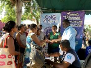 Rural women receive funds to reopen their shops