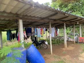 Protected Clothes Drying Shed Required