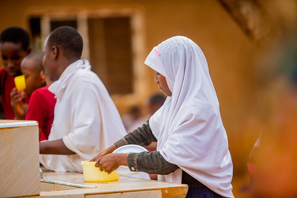 clean water, clean utensils, improved hygiene