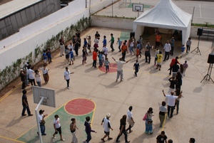 The sports field