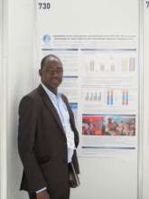 Dr. Tounkara presenting data at the HPV conference