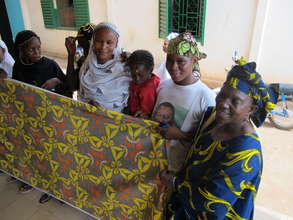 Showing off the print