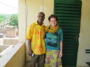 Eliza with Socrates, our Peer Educator