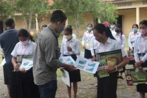 KE safely distributing educational materials