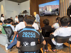 Our students in a soft skills workshop