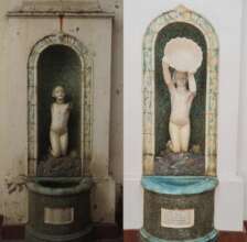 Old Hospital Building Statue - Before & After