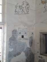 Old artworks and ceramic plaques