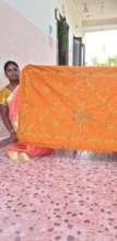 Saree embroidery